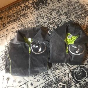 Zumba Fitness Gray Jackets with Neon Accents